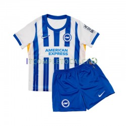 Maglia Brighton Hove Albion Divisa Home 2024-2025 Manica Corta ,Bambino
