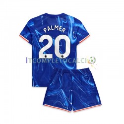 Maglia Chelsea Cole Palmer 20 Divisa Home 2024-2025 Manica Corta ,Bambino