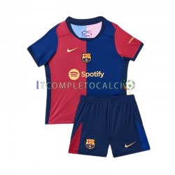 Maglia FC Barcelona Divisa Home 2024-2025 Manica Corta ,Bambino