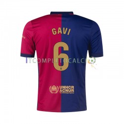 Maglia FC Barcelona GAVI 6 Divisa Home 2024-2025 Manica Corta ,Uomo