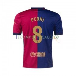Maglia FC Barcelona PEDRI 8 Divisa Home 2024-2025 Manica Corta ,Uomo
