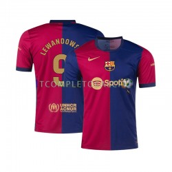 Maglia FC Barcelona Robert Lewandowski 9 Divisa Home 2024-2025 Manica Corta ,Uomo