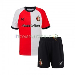 Maglia Feyenoord Rotterdam Divisa Home 2024-2025 Manica Corta ,Bambino