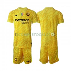 Maglia Inter Milan Portiere Divisa Away 2024-2025 Manica Corta ,Bambino