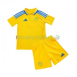 Maglia Leeds United Divisa Away 2024-2025 Manica Corta ,Bambino