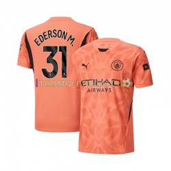 Maglia Manchester City Ederson Moraes 31 Portiere Divisa Away 2024-2025 Manica Corta ,Uomo