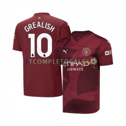 Maglia Manchester City Jack Grealish 10 Terza Divisa 2024-2025 Manica Corta ,Uomo