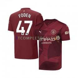 Maglia Manchester City Phil Foden 47 Terza Divisa 2024-2025 Manica Corta ,Uomo