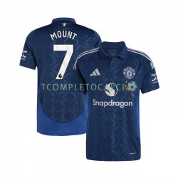 Maglia Manchester United Mason Mount 7 Divisa Away 2024-2025 Manica Corta ,Uomo