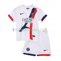 Maglia Paris Saint-Germain Divisa Away 2024-2025 Manica Corta ,Bambino