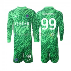 Maglia Paris Saint-Germain Gianluigi Donnarumma 99 Portiere Divisa Away 2024-2025 Manica Lunga ,Bambino