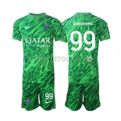 Maglia Paris Saint-Germain Gianluigi Donnarumma 99 Portiere Divisa Away 2024-2025 Manica Corta ,Bambino