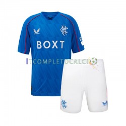 Maglia Rangers Divisa Home 2024-2025 Manica Corta ,Bambino