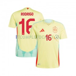 Maglia Spagna RODRIGO 16 Divisa Away Euro 2024 Manica Corta ,Uomo