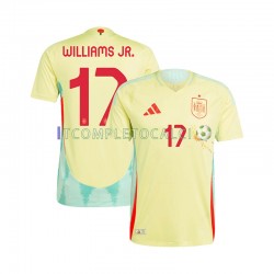 Maglia Spagna WILLIAMS JR 17 Divisa Away Euro 2024 Manica Corta ,Uomo