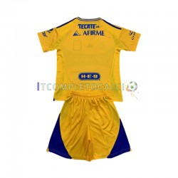 Maglia Tigres UANL Divisa Home 2024-2025 Manica Corta ,Bambino