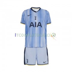Maglia Tottenham Hotspur Divisa Away 2024-2025 Manica Corta ,Bambino
