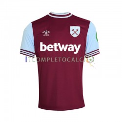 Maglia West Ham United Divisa Home 2024-2025 Manica Corta ,Uomo