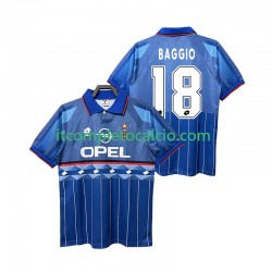 Maglia AC Milan BAGGIO 18 1995 1996 Retro Divisa Away Manica Corta ,Uomo