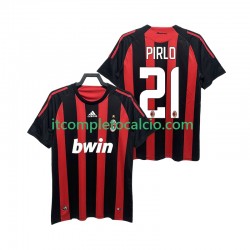 Maglia AC Milan RIRLO 21 2009 Retro Divisa Home 2008 Manica Corta ,Uomo