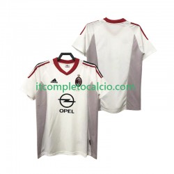 Maglia AC Milan 2005 Retro Divisa Away 2004 Manica Corta ,Uomo