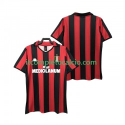 Maglia AC Milan 1988 1989 Retro Divisa Home Manica Corta ,Uomo