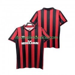 Maglia AC Milan 1990 1991 Retro Divisa Home Manica Corta ,Uomo
