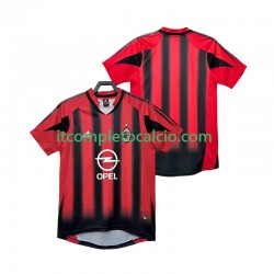 Maglia AC Milan 2005 Retro Divisa Home 2004 Manica Corta ,Uomo