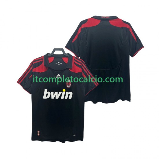Maglia AC Milan 2007 Retro Terza Divisa 2008 Manica Corta ,Uomo