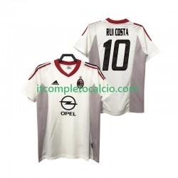 Maglia AC Milan rui costa 10 2005 Retro Divisa Away 2004 Manica Corta ,Uomo