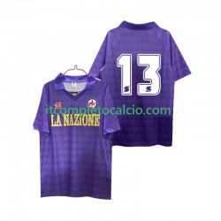 Maglia ACF Fiorentina 13 1989 1990 Retro Divisa Home Manica Corta ,Uomo