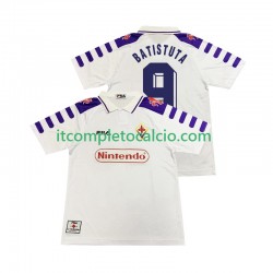 Maglia ACF Fiorentina BASTUTA 9 Retro Divisa Away 1998 1999 Manica Corta ,Uomo