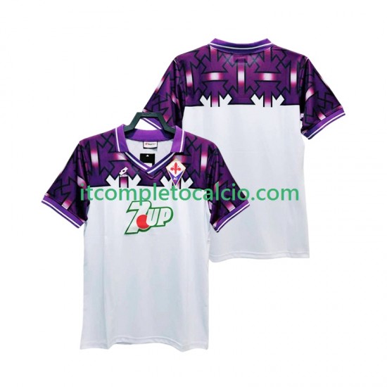 Maglia ACF Fiorentina 1992 1993 Retro Divisa Away Manica Corta ,Uomo