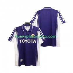 Maglia ACF Fiorentina 2000 Retro Divisa Home 1999 Manica Corta ,Uomo