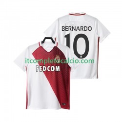 Maglia AS Monaco BERNARDO 10 2016 2017 Divisa Home Manica Corta ,Uomo