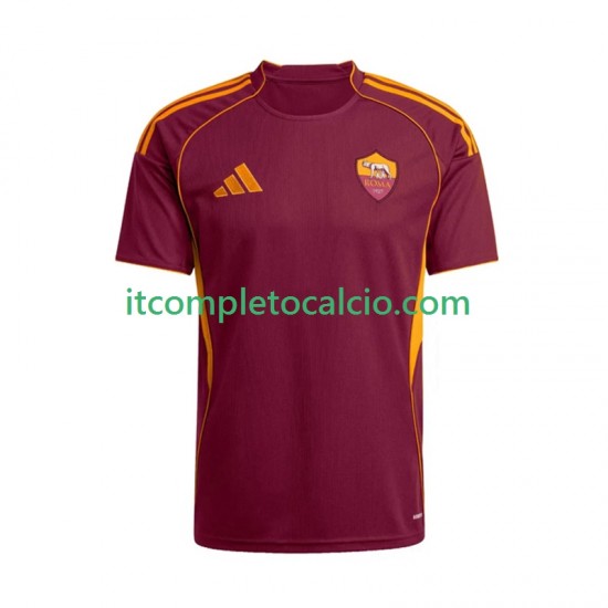 Maglia AS Roma Divisa Home 2025-2026 Manica Corta ,Uomo