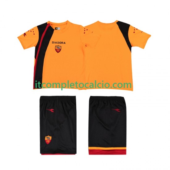 Maglia AS Roma Retro Divisa Home 2005-2006 Manica Corta ,Bambino