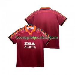 Maglia AS Roma Retro Divisa Home 1998 1999 Manica Corta ,Uomo