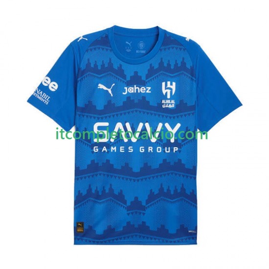 Maglia Al Hilal Divisa Home 2025-2026 Manica Corta ,Uomo