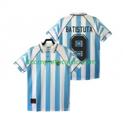 Maglia Argentina BATISTUTA 9 1996 1997 Retro Divisa Home Manica Corta ,Uomo