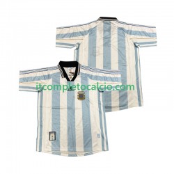 Maglia Argentina Retro Divisa Home 1998 Manica Corta ,Uomo