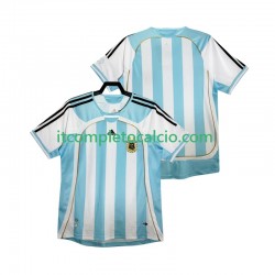 Maglia Argentina 2014 Retro Divisa Home Manica Corta ,Uomo
