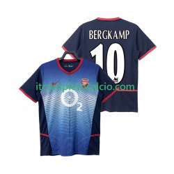 Maglia Arsenal BERGKAMP 10 Retro Divisa Away 2004 2002 Manica Corta ,Uomo