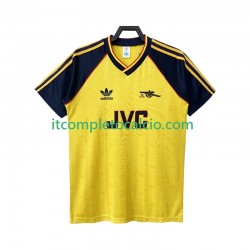 Maglia Arsenal 1988 1990 Retro Divisa Away Manica Corta ,Uomo