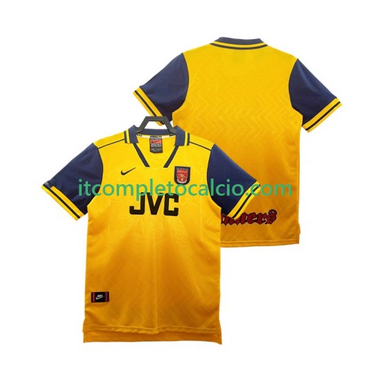 Maglia Arsenal 1996 1997 Retro Divisa Away Manica Corta ,Uomo