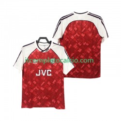 Maglia Arsenal 1990 1992 Retro Divisa Home Manica Corta ,Uomo
