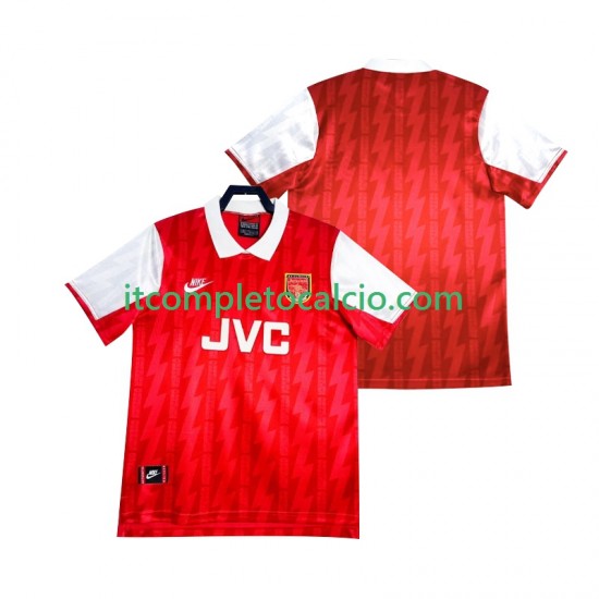 Maglia Arsenal 1993 Retro Divisa Home 1994 Manica Corta ,Uomo