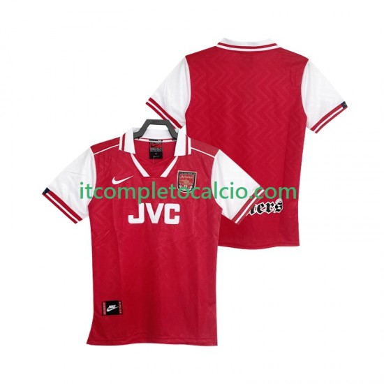 Maglia Arsenal 1996 1997 Retro Divisa Home Manica Corta ,Uomo