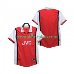 Maglia Arsenal Retro Divisa Home 1998 1999 Manica Corta ,Uomo