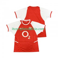Maglia Arsenal 2003 Retro Divisa Home 2002 Manica Corta ,Uomo